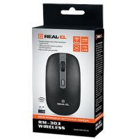 мышь REAL-EL RM-303 black-grey Diawest