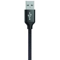 Дата кабель USB 2.0 AM to Micro 5P 1.0m black ColorWay (CW-CBUM002-BK) Diawest