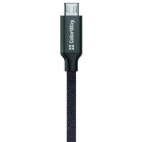 Дата кабель USB 2.0 AM to Micro 5P 1.0m black ColorWay (CW-CBUM002-BK) Diawest