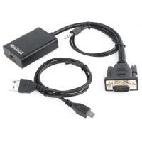 Перехідник VGA to HDMI Cablexpert (A-VGA-HDMI-01) Diawest