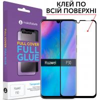 Скло захисне MakeFuture для Huawei P30 Black Full Cover Full Glue (MGF-HUP30) Diawest