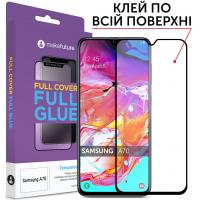 Стекло защитное MakeFuture для Samsung A70 (A705) Black Full Cover Full Glue (MGF-SA705) Diawest