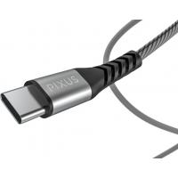Дата кабель USB 2.0 AM to Type-C 1.0m Flex Gray Pixus (4897058531152) Diawest