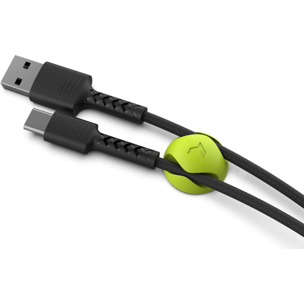 Дата кабель USB 2.0 AM to Type-C 1.0m Soft black Pixus (4897058530919) Diawest