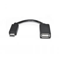 Дата кабель OTG USB 2.0 AF to Type-C 0.1m REAL-EL (EL123500030) Diawest