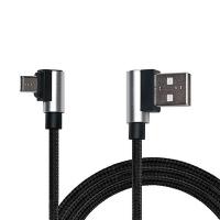Дата кабель USB 2.0 AM to Micro 5P 1.0m Premium black REAL-EL (EL123500031) Diawest