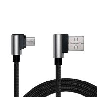 Дата кабель USB 2.0 AM to Micro 5P 1.0m Premium black REAL-EL (EL123500031) Diawest