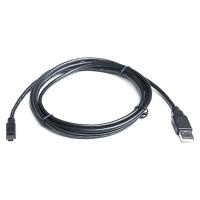Дата кабель USB 2.0 AM to Micro 5P 0.6m Pro black REAL-EL (EL123500021) Diawest