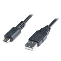 Дата кабель USB 2.0 AM to Micro 5P 2.0m Pro black REAL-EL (EL123500025) Diawest