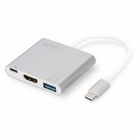 Перехідник Type-C to HDMI/USB 3.0/Type-C DIGITUS (DA-70838-1) Diawest