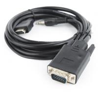 Перехідник HDMI to VGA 3.0m Cablexpert (A-HDMI-VGA-03-10) Diawest