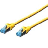 Патч-корд DIGITUS 0.5м, cat.5e, SF-UTP, AWG 26/7, yellow (DK-1531-005/Y) Diawest