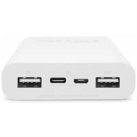 Батарея універсальна ZMi Aura 20000mAh Type-C 2*USB QC2.0/3.0 White (QB821) Diawest
