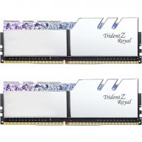 Модуль пам'яті для комп'ютера DDR4 16GB (2x8GB) 3200 MHz Trident Z Royal RGB Silver G.Skill (F4-3200C16D-16GTRS) Diawest