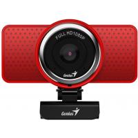 Веб-камера Genius ECam 8000 Full HD Red (32200001401) Diawest