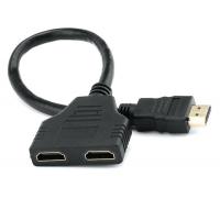 Перехідник HDMI M to 2 HDMI F 10 cm Atcom (10901) Diawest