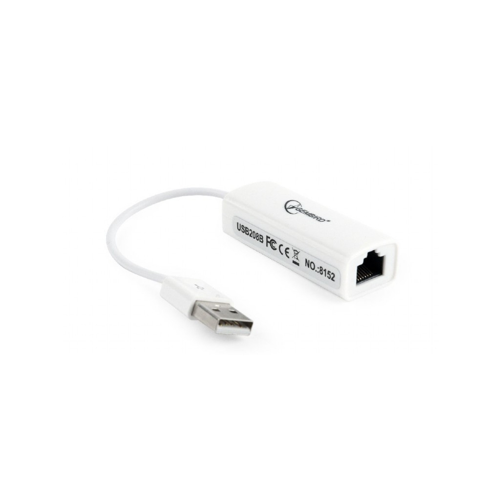 Перехідник USB2.0 to Fast Ethernet Gembird (NIC-U2-02) Diawest