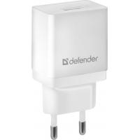 Зарядний пристрій Defender EPA-10 white, 1xUSB, 5V / 2.1A (83549) Diawest