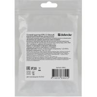 Зарядний пристрій Defender EPA-13 white, 2xUSB, 5V / 2.1A (83841) Diawest