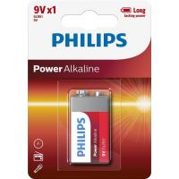 Батарейка PHILIPS Крона 6LR61 Power Alkaline * 1 (6LR61P1B/10) Diawest