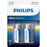 Батарейка PHILIPS C LR14 Ultra Alkaline * 2 (LR14E2B/10) Diawest
