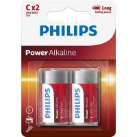 Батарейка Philips C LR14 Power Alkaline * 2 (LR14P2B/10) Diawest