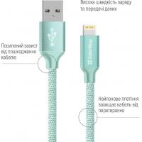 Дата кабель USB 2.0 AM to Lightning mint Colorway (CW-CBUL004-MT) Diawest