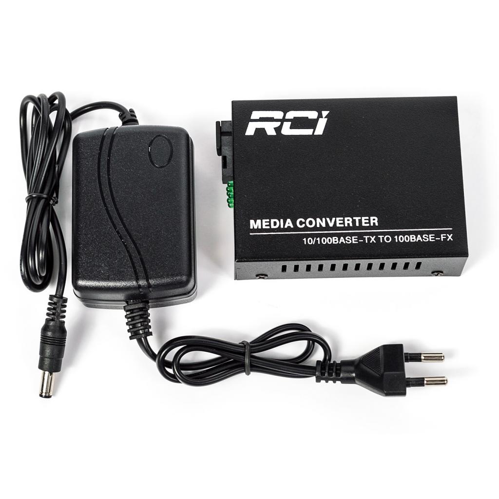 Медіаконвертер RCI 100M, 20km, SC, RJ45, Tx 1550nm, standart size metal case (RCI902W-FE-20-R) Diawest