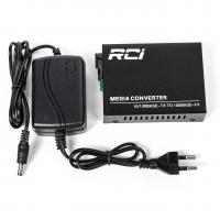 Медіаконвертер RCI 100M, 20km, SC, RJ45, Tx 1550nm, standart size metal case (RCI902W-FE-20-R) Diawest