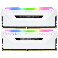 Модуль пам'яті для комп'ютера DDR4 16GB (2x8GB) 3000 MHz Vengeance RGB PRO CORSAIR (CMW16GX4M2C3000C15W) Diawest