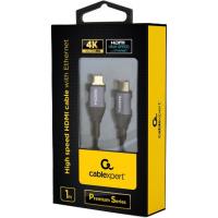 Кабель мультимедійний HDMI to HDMI 10.0m Cablexpert (CCBP-HDMI-10M) Diawest