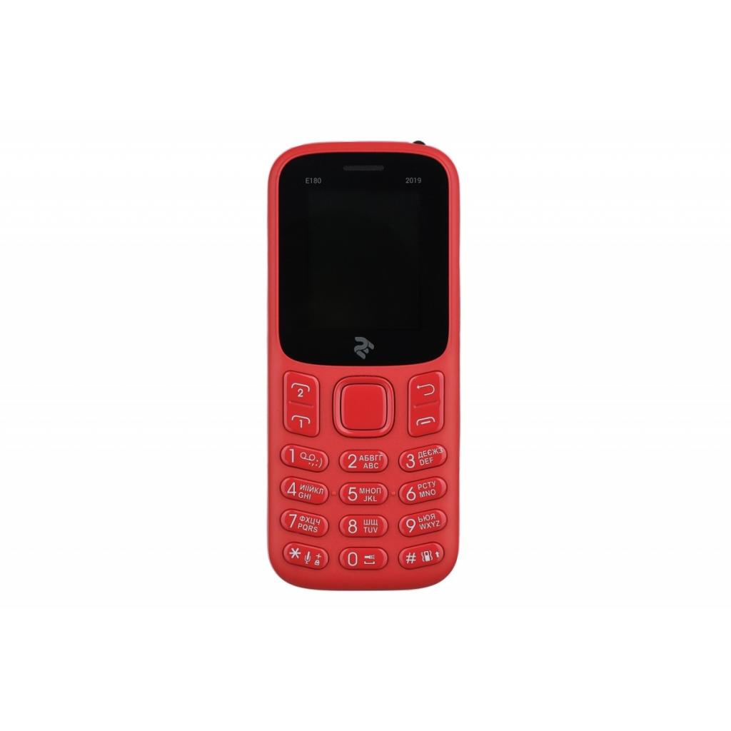 Мобільний телефон 2E E180 2019 Red (680576170057) Diawest