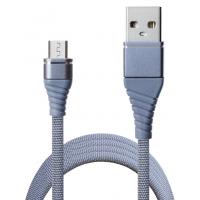 Дата кабель USB 2.0 AM to Micro 5P 1.2m 2A Grey Grand-X (NM012GR) Diawest