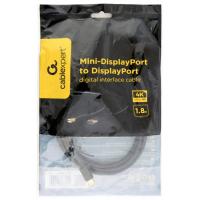 Кабель мультимедийный miniDisplayPort to DisplayPort 1.8m Cablexpert (CCP-mDP2-6) Diawest