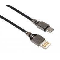 Дата кабель USB 2.0 AM to Type-C 1.0m 2-sides usb nylon black Vinga (VCPDCTC2SNB1BK) Diawest