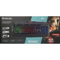 Клавіатура Defender Werewolf GK-120DL RU RGB (45120) Diawest