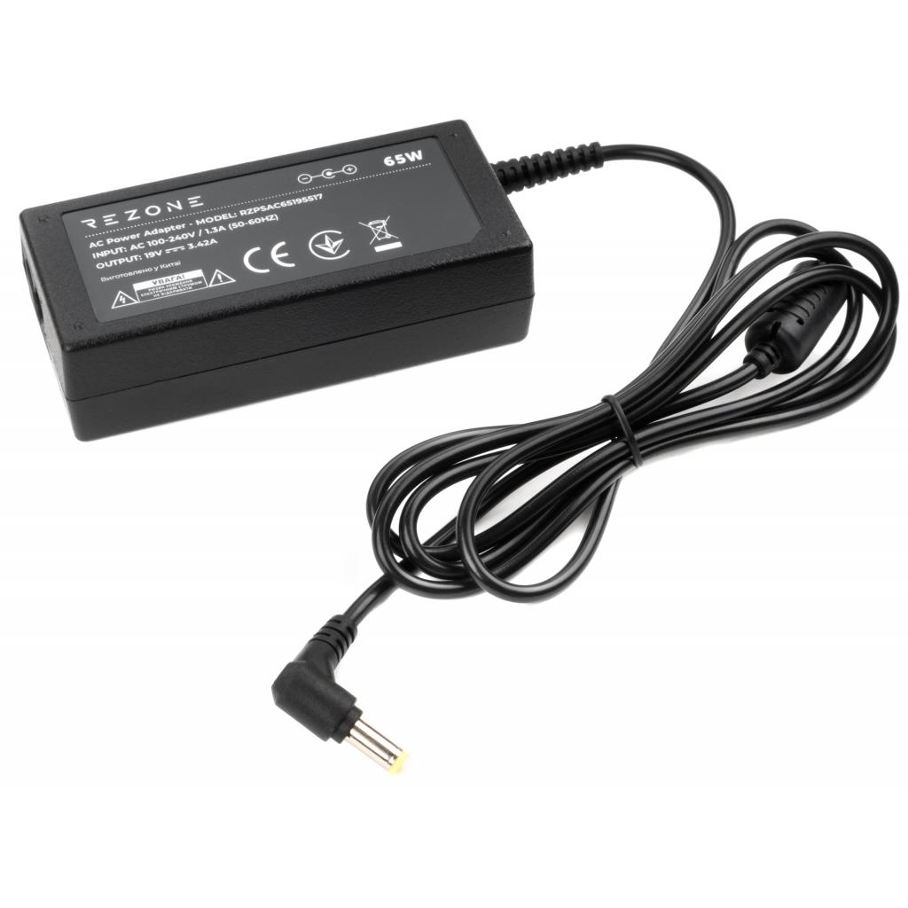 Блок питания к ноутбуку Rezone ACER 65W 19V 3,42A разъем 5.5*1.7 (RZPSAC65195517) Diawest