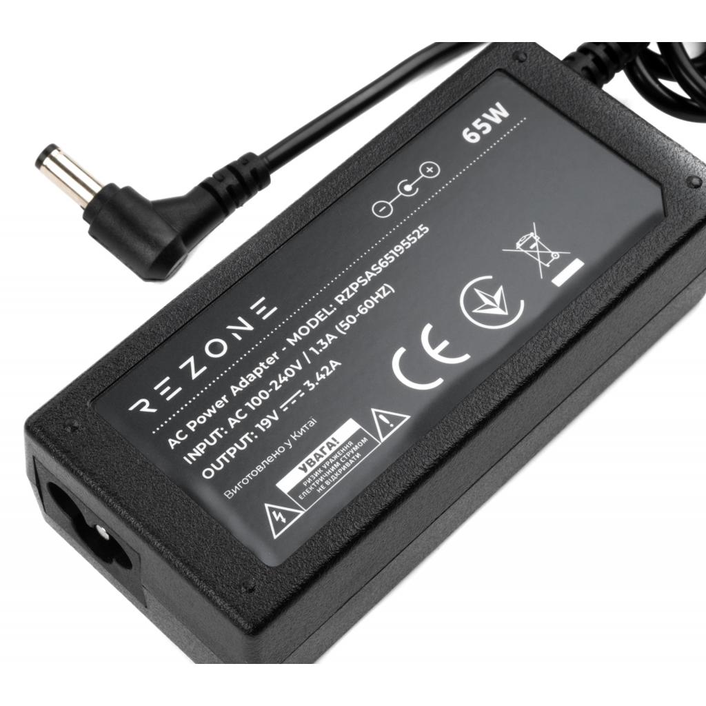Блок питания к ноутбуку Rezone ASUS 65W 19V 3,42A разъем 5.5*2.5 (RZPSAS65195525) Diawest