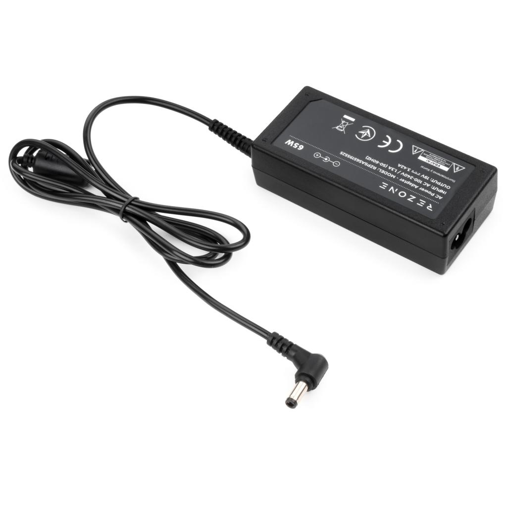 Блок питания к ноутбуку Rezone ASUS 65W 19V 3,42A разъем 5.5*2.5 (RZPSAS65195525) Diawest