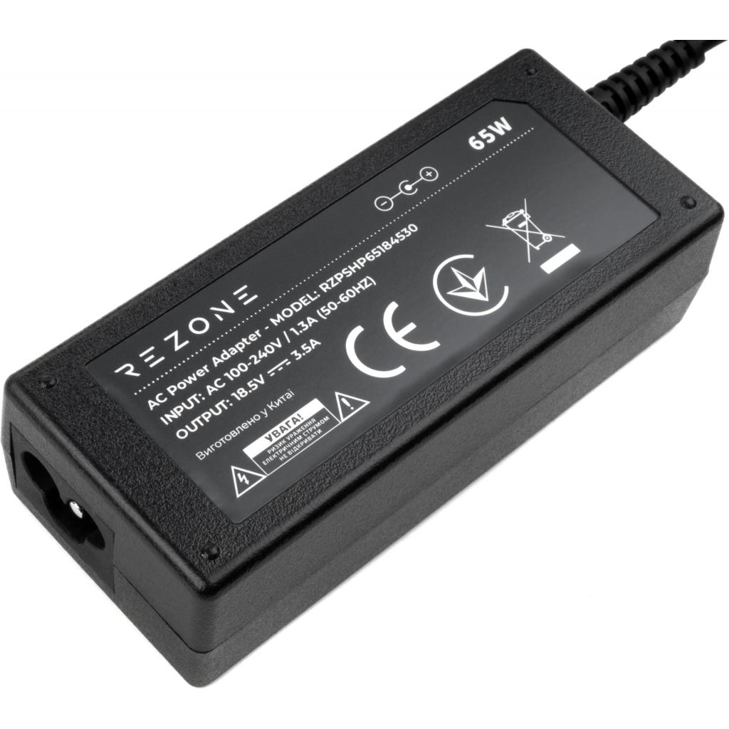 Блок питания к ноутбуку Rezone HP 65W 18.5V 3.5А разъем 4.5*3.0 (RZPSHP65184530) Diawest