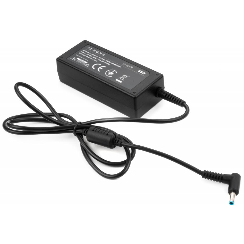 Блок питания к ноутбуку Rezone HP 65W 18.5V 3.5А разъем 4.5*3.0 (RZPSHP65184530) Diawest