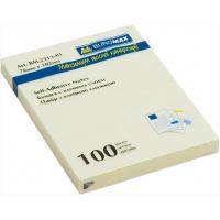 Бумага для заметок BUROMAX with adhesive layer 76x102мм, 100sheets, yellow (BM.2313-01) Diawest