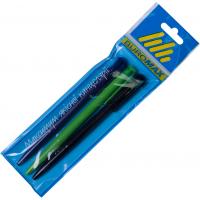 Ручка кулькова Buromax retractable BASE, 0.7 мм, blue, SET*3 (BM.8205-0143) Diawest