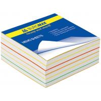 Папір для нотаток BUROMAX Rainbow 80х80х30мм, glued (BM.2232) Diawest