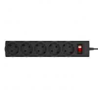 Сетевой фильтр питания LogicPower LP-X5 PREMIUM, 2m black (9583) Diawest