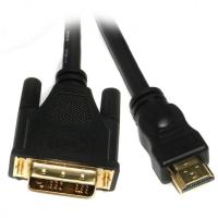 Кабель мультимедійний HDMI to DVI 18+1pin M, 5.0m Viewcon (VD 066-5m.) Diawest