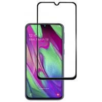 Скло захисне Drobak Full Glue для Samsung Galaxy A70 (Black) (441608) Diawest