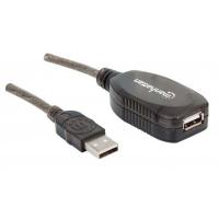 Дата кабель USB 2.0 AM/AF 10.0m Manhattan (150248) Diawest