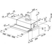 Вытяжка кухонная Franke FTC 632L BK Diawest