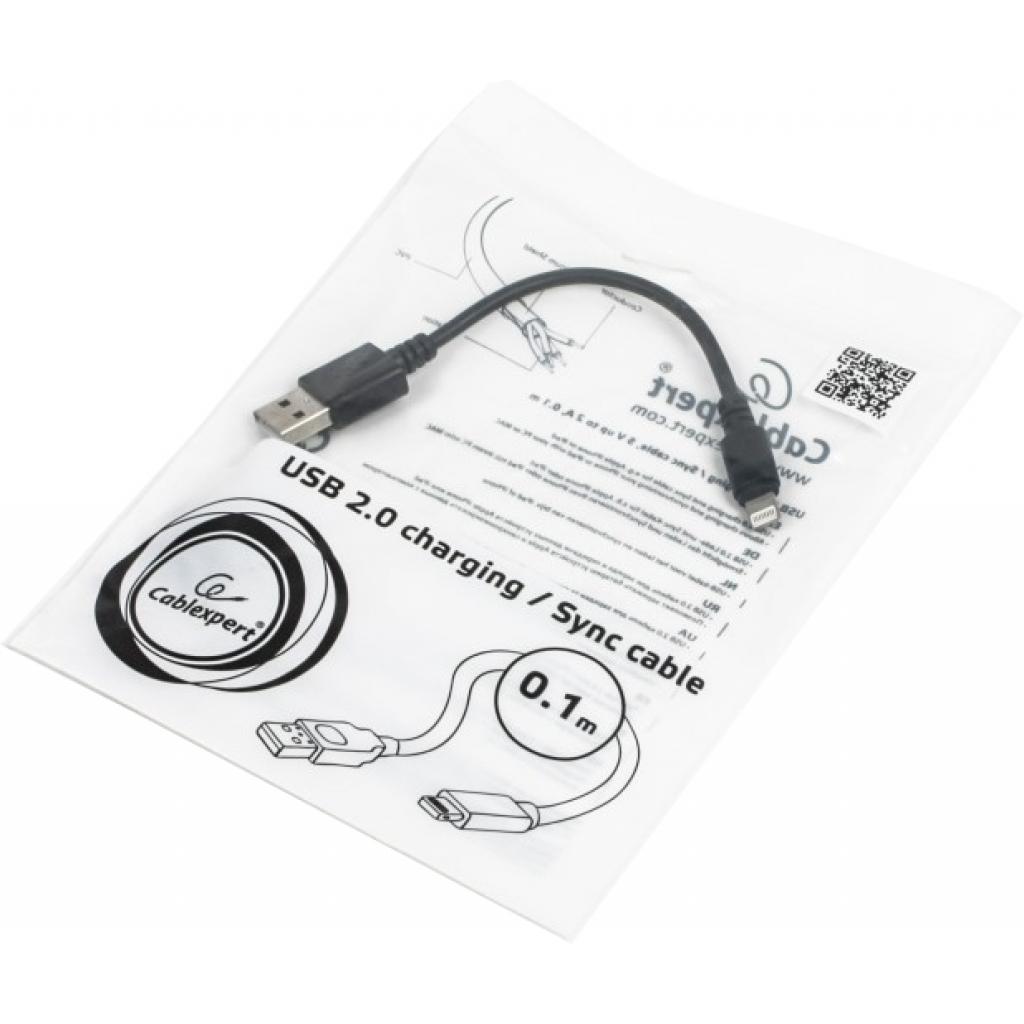 Дата кабель USB 2.0 AM to Lightning 0.1m Cablexpert (CC-USB2-AMLM-0.1M) Diawest